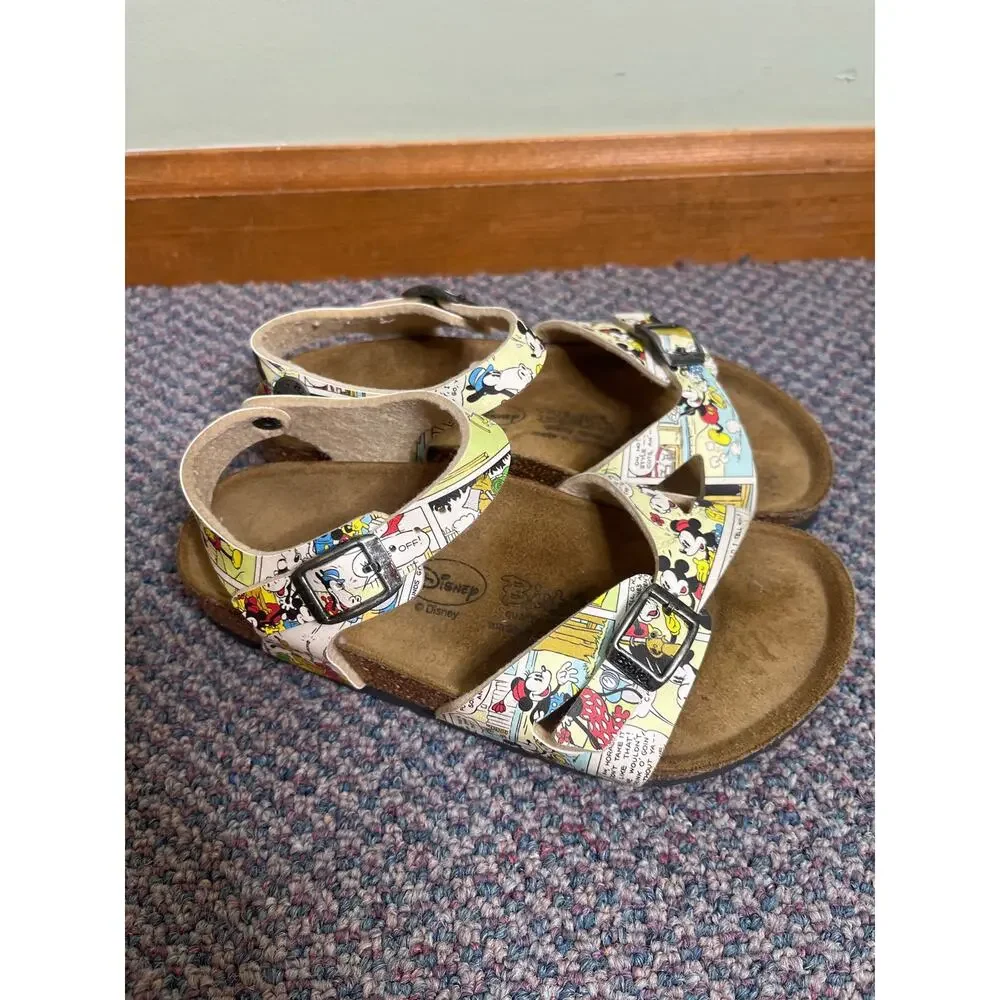 Birkenstock Disney Mickey Mouse Comic Strip Toddler Sandal Size 12